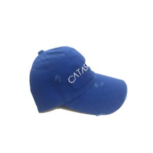 Royal Blue & White Vintage Dad Cap