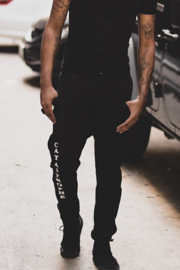 Elite Drop Crotch Joggers (Black) - Image 2