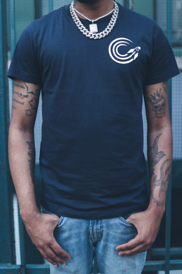 Navy Blue Baseball Tee - Image 2