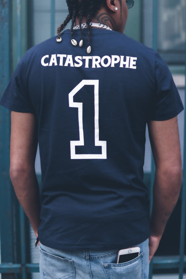 Navy Blue Baseball Tee