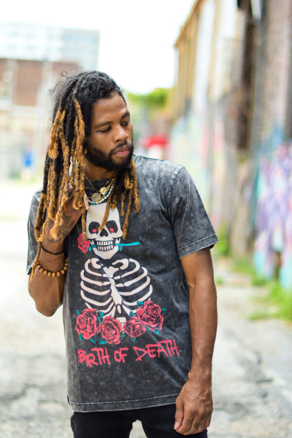 Acid Washed Birth of Death Tee